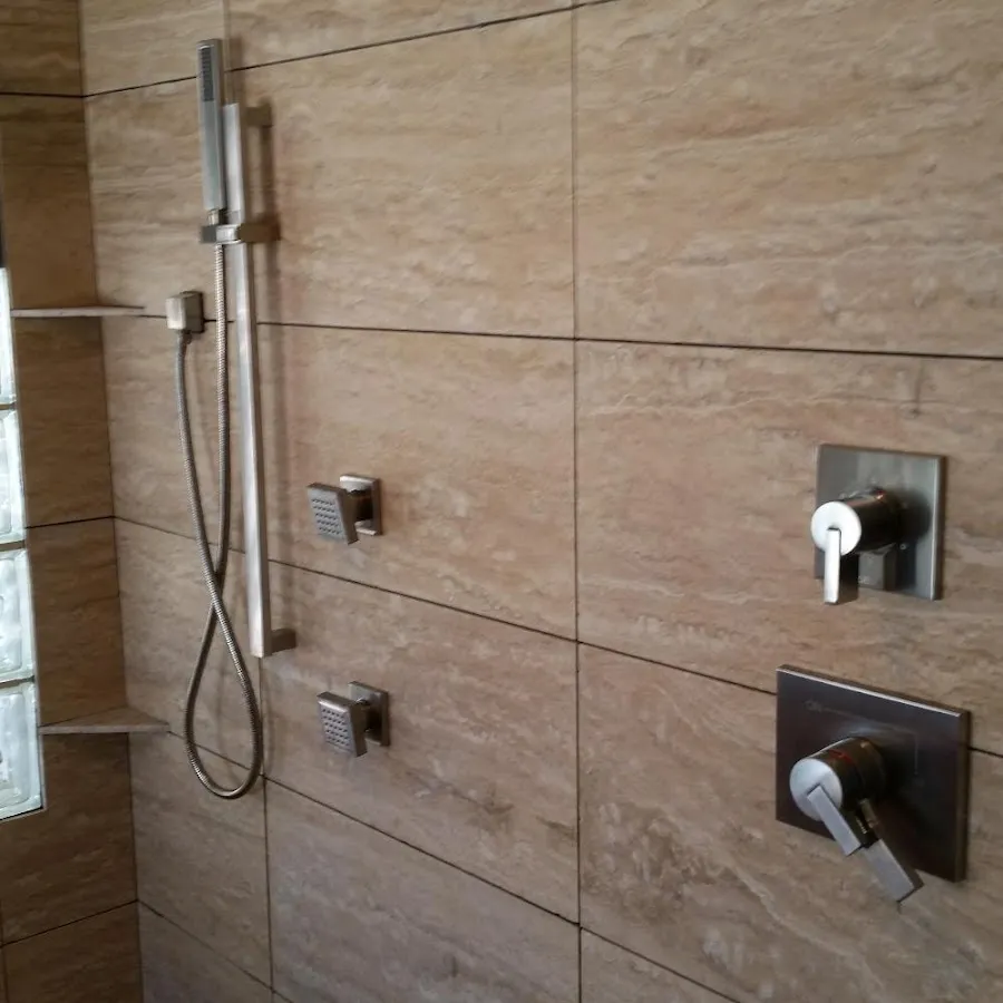 Shower fixture installation for Water Heater Installation in Freeport